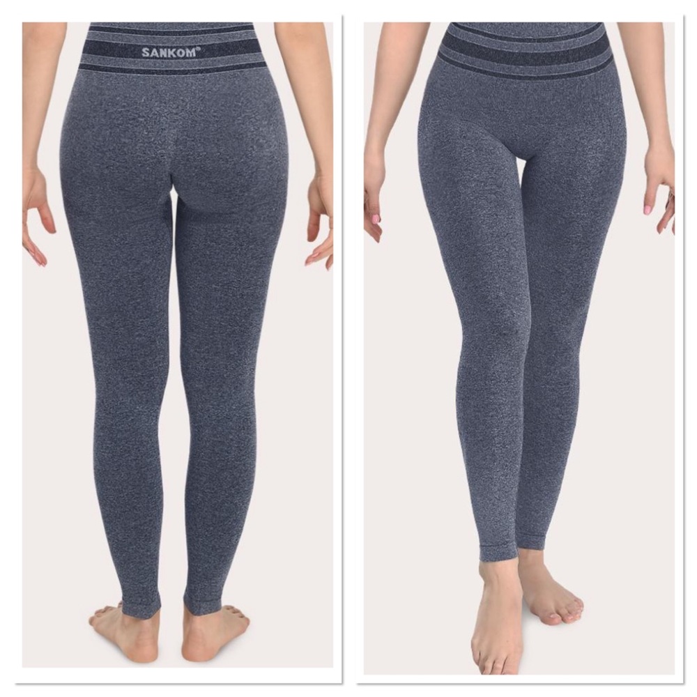 SANKOM | Leggings Yoga Patent Gray Melange S-M